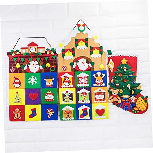 VICASKY Коледен Комплект за деца Коледни Украшения за деца, Определени за Отглеждане с Аппликацией от Филц Материали