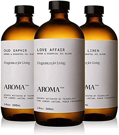 AromaTech Love Affair, Oud Saphir, Свежо Ленено Ароматно масло за Обектите аромати - на 500 Милилитра