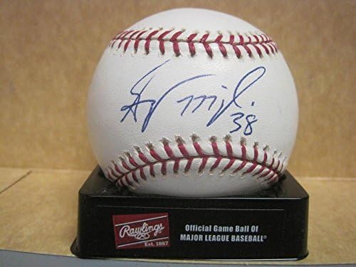 Гари Маевски Червени / национални / изложба С автографи на M. l. Baseball W / coa - Бейзболни топки с автографи