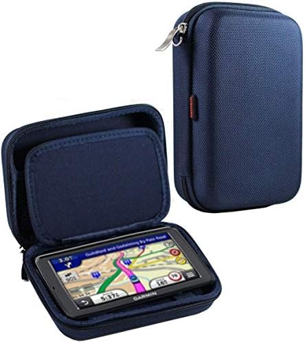 Тъмно Синьо Твърд калъф Navitech за носене GPS, Съвместима с Tomtom GO 2535TM World Traveler 5 GPS