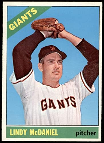 1966 Topps 496 Липи Mcdaniel Сан Франциско Джайентс (Бейзболна картичка) VG/БИВШ Джайентс