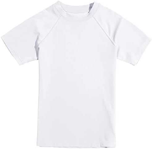 Тениски за плуване MIVEI Boy ' s UPF 50 + Обрив Guard Slim Fit Със Защита От Слънцето с Дълъг ръкав и с Къс