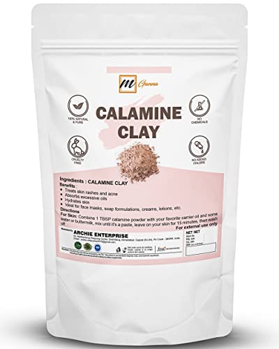 mGanna Натурален прах каламиновой глина (1 паунд), за подмладяване и стягане на кожата, приготвяне на кремове,