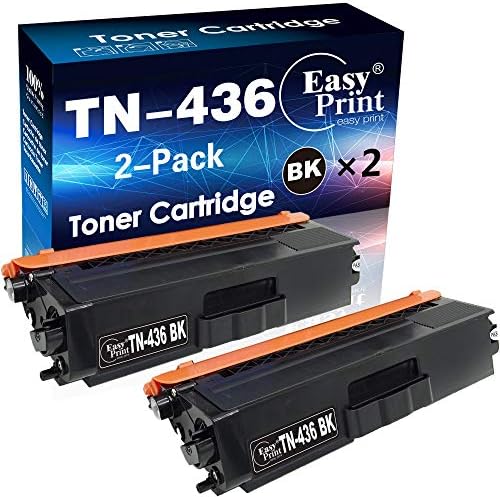 (2 опаковки, черен) Съвместим тонер касета TN436BK TN-436BK TN-436, използван за принтер Brother HL-L8260CDW