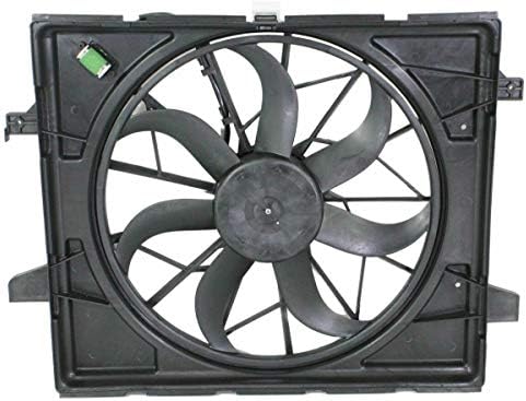 Вентилатор за охлаждане на радиатора Premium Plus е Съвместим с Jeep Grand Cherokee Dodge Durango 2011-