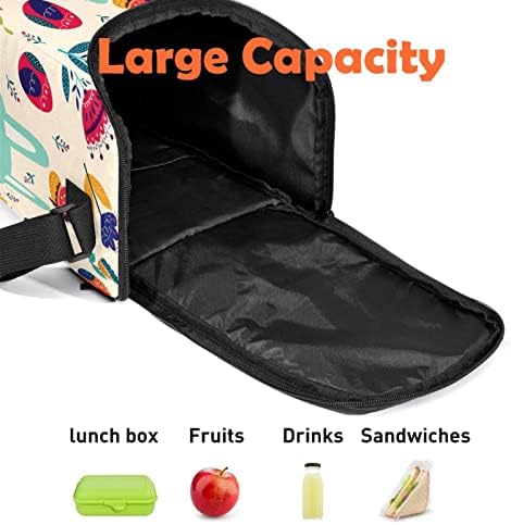 Дамски Чанта за обяд GUEROTKR, Кутия за обяд за мъже, Дамски Кутия за Обяд, цветен модел под формата на пеперуда