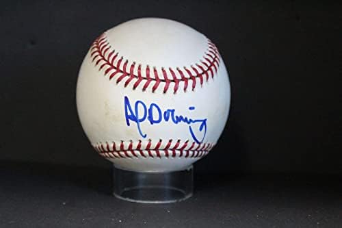 Ел Даунинг Подписа Бейзболен Автограф Auto PSA/DNA AM48751 - Бейзболни топки с Автографи