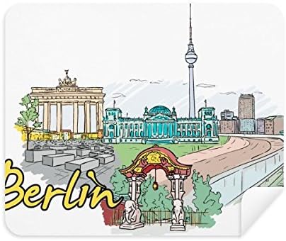 Германия Берлин Атракция Архитектура Плат За Почистване на Екрана за Пречистване на 2 елемента Замшевой Тъкан
