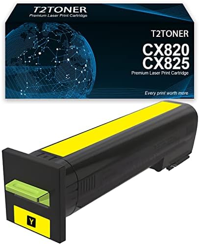 T2TONER Възстановените касети с тонер CX820 CX825 (72K1XY0), за да замени принтер Lexmark cx820dtfe cx825dtfe
