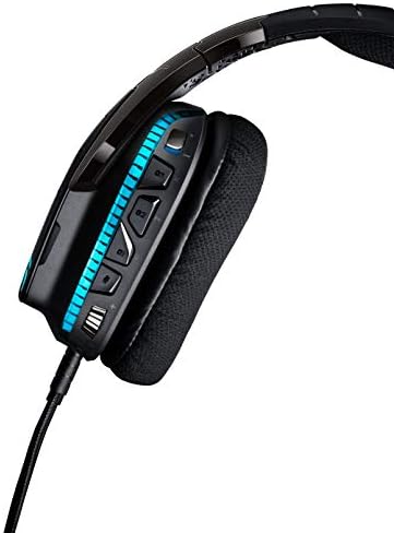 Logitech G633 Артемида Spectrum – Детска слушалки съраунд за слушалки RGB 7.1 Dolby и DTS – Съвместима с PC,