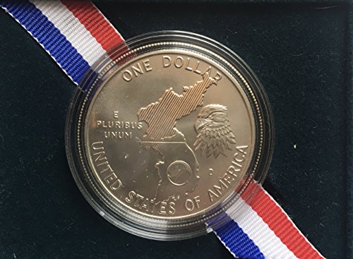 Мемориал монета на Корейската война 1991 D се предлага в опаковка от Монетния двор на САЩ с доказателство за