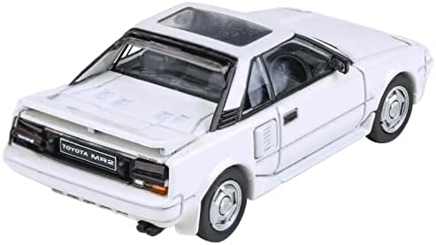 1985 MR2 MK1 Супер Бял с люк на покрива, 1/64 Molded модел на колата от Paragon Models PA-55362