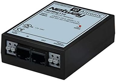 Однопортовый PoE инжектор Altronix за стандартна мрежова инфраструктура NetWay112