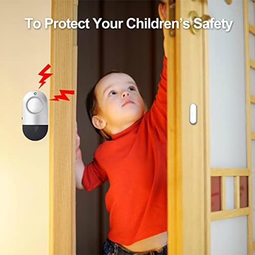 Вратата се Прозорец аларма, Аларма Toeeson 120 DB за безопасността на децата, за сигнализация за взлом, Аларма