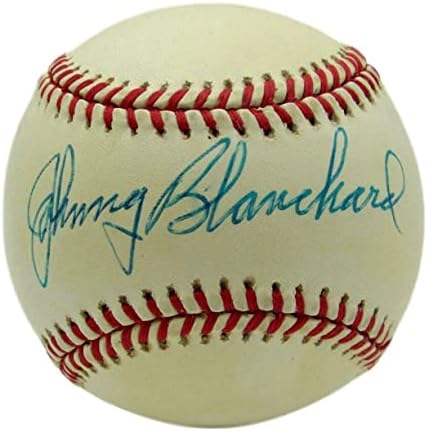 Джони Бланшар Ню Йорк Янкис, 2009 г., rv, Автографи /Auto OAL Baseball 162683 - Бейзболни топки с автографи