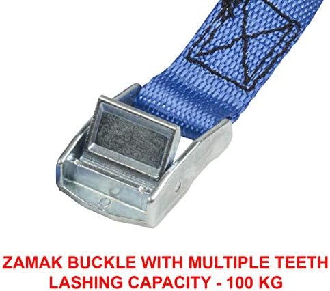 Колани Master Lock 4363EURDAT с катарама Zamac, синьо, 2,5 м x 25 мм, опаковка от 2