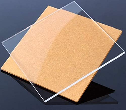 Уникални прозрачни листове от лят акрил, плексиглас (3 опаковки) с Дебелина 1/8 инча (3 мм), Лесно режущееся