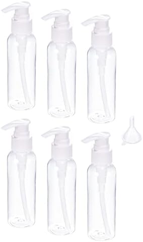 M METERXITY 6 в 1 Прозрачна Пластмасова Опаковка за бутилки с пищност - Контейнери за бутилки с шум за шампоан