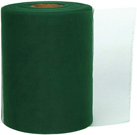 Тъмно-Зелената Ролка тюл с намотка x 6 Инча на 100 Ярда за украса от тюл