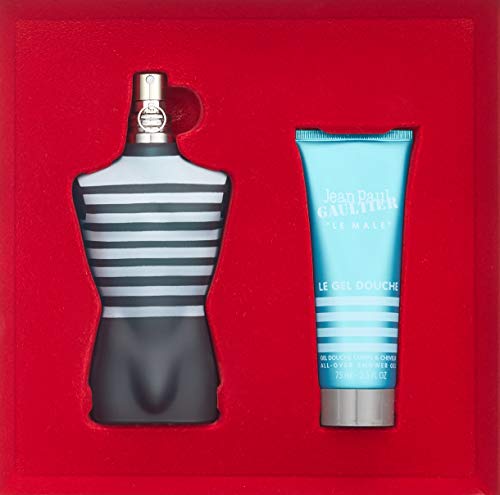 Подаръчен комплект Jean Paul Gaultier Le Male от 2 теми за мъжки | Edt 4,2 Унции + Целия размер на 2,5 грама