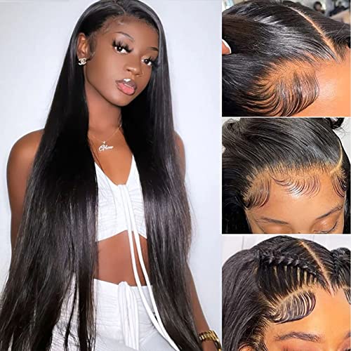 перуки от естествена коса на Дантели 13x4 HD, Директни Бесклеевые Прозрачни Перуки на Дантели за черни жени,