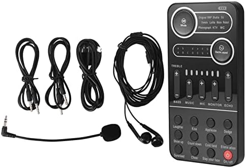 UXZDX Преносим Гласова Чейнджър с няколко звукови ефекти, Съвместим С карта за Промяна на звука в реално време, Телефон, КОМПЮТЪР, вашия tablet Динамично устройство