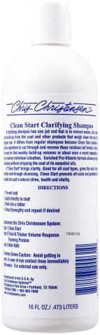 Почистващ шампоан за кучета Chris Christensen Clean Start - Провитаминная формула, която не вреди на козината!