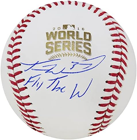 Травис Ууд е подписал Официален договор Роулингса на Световната серия бейзбол с бейзболни топки Fly The