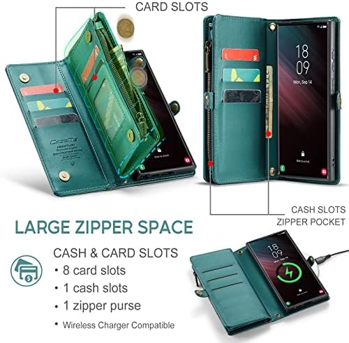 Чантата ASAPDOS Galaxy Note 20 Ultra Case, Панти Калъф-гривна с каишка от изкуствена кожа в стил ретро с магнитна
