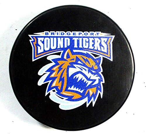 Логото на отбора Bridgeport Sound Тайгърс Официалната са подбрани Хокейна Шайба AHL - Хокей карта