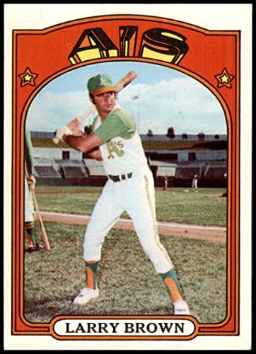 1972 Topps 279 Лари Браун Оукланд Атлетикс (бейзболна картичка) NM / MT Атлетикс