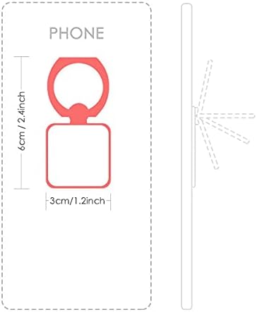 Пъстри Ски И Зимни Спортове Илюстрация На Площада Пръстен За Мобилен Телефон Поставка Притежателя Скоба Универсална
