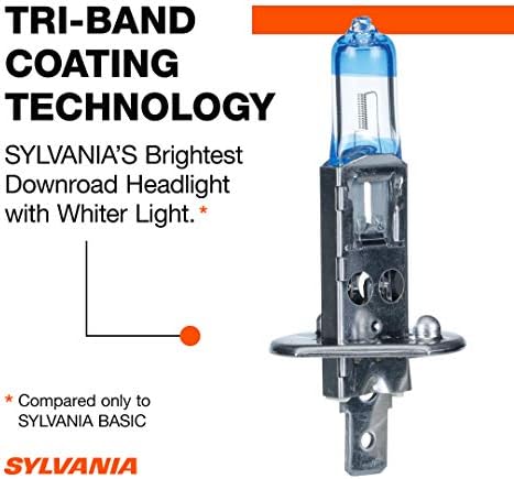 SYLVANIA - H1 SilverStar ultra-висока халогенна крушка за фар крушка за подмяна на далечни разстояния, къси