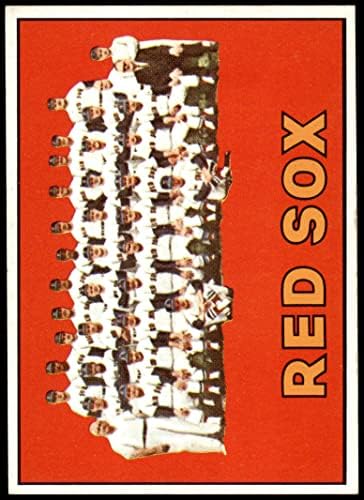 1967 Топпс 604 Ред Сокс Бостън Ред Сокс (бейзболна картичка) EX/MT Red Sox