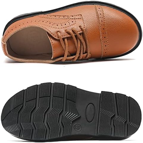 Класически oxfords за момчета и момичета DADAWEN, Модел обувки с дантела, Училищни униформи, Официалната обувки