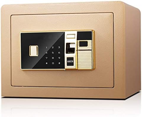 LUKEO Електронен цифров сейф за сигурност, биометрични сейф, рум сървиз, сейф за пръстови отпечатъци, за офис,
