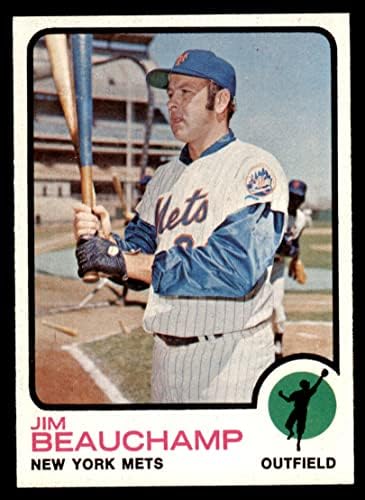 1973 Topps 137 Джим Бошамп Ню Йорк Метс (Бейзболна картичка) NM /MT Метс