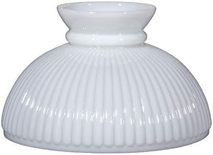 Лампа за студентски лампа B&P Lamp® 10 корпус от бяло Стъкло, с оребрени езда