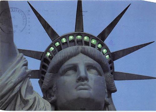 Пощенска картичка със Статуята на Свободата в Ню Йорк
