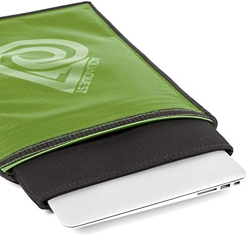 Калъф за лаптоп AquaQuest Буря - водоустойчив, лек, издръжлив, С подплата, чанта за Носене - Защитен Калъф за вашия компютър - 13 Black