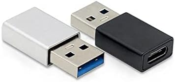 2X USB Type C 3.1 Жена към USB 3.0 Type A Мъжки OTG Адаптер Кабел Конвертор Кабел (Черен)