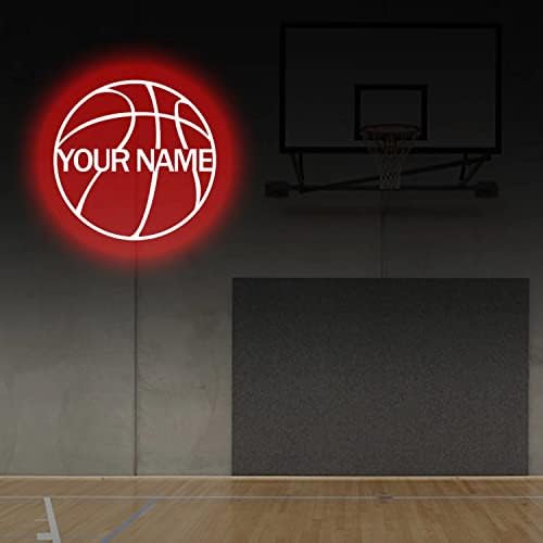 Баскетболно Неонова реклама Персонализация на Потребителски Неонова реклама Интериор на стаята за мъже, Димиране