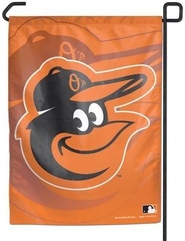 WinCraft MLB Baltimore Orioles Оранжево със Сенчести Градина флага Gooney Bird, 11 x15, Отборен Цвят