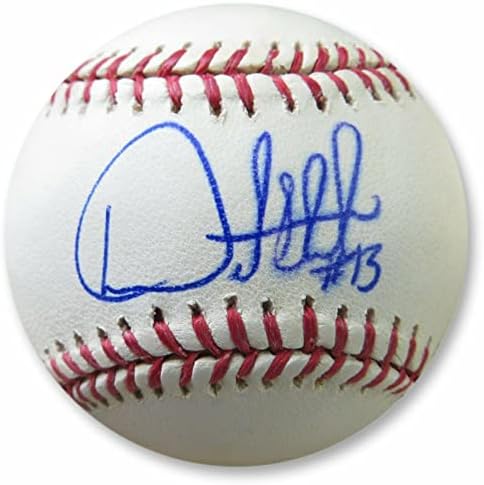 Орландо Хъдсън Подписа Бейзболен топката MLB с Автограф от Los Angeles Dodgers S1341 - Бейзболни Топки С Автографи