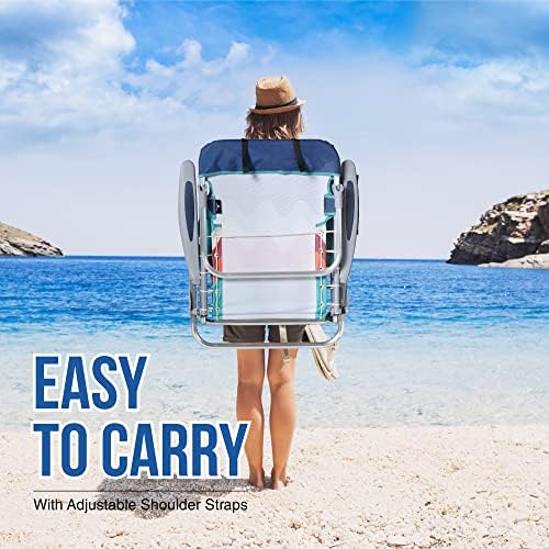 Комплект плажни столове LET ' S CAMP Backpack с класически раскладыванием на 2, 4 позиции, възглавница и мека