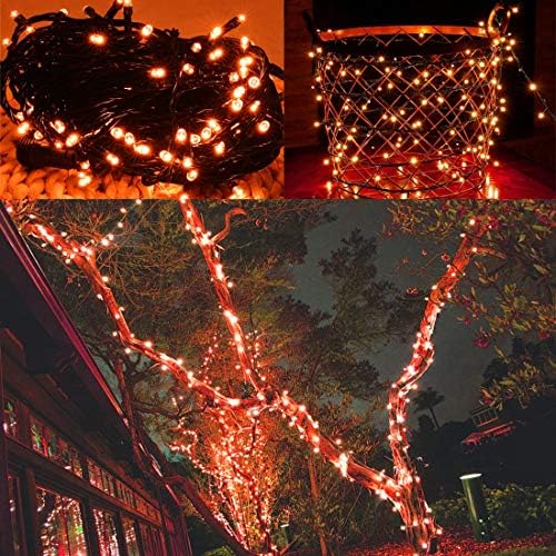 Гирлянди Туинкъл Star 200 LED 66FT за Хелоуин, Гирлянди за украса за Хелоуин с 8 Режима на осветление, Мини-Гирлянди, Plug-in за декор на Сватбени партита в Рождественском град?