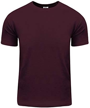 Мъжки памучен тениска Shaka Носете – Базова тениска с кръгло деколте и Къс ръкав, Тениски Active 5,8 Унции,