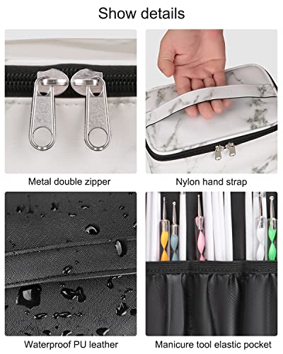 Чанта за лак за нокти, Органайзер За Набиране на персонал за Дизайн на Ноктите, Пътен Калъф За Нокти, Чанта
