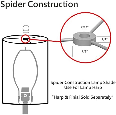 Aspen Creative 31272 Преходен лампа във формата на паяк под формата на барабана (цилиндри) в черен цвят с ширина 8 инча (8 x 8x 11)