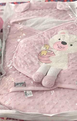 Детско Одеало за Свободни Velboa, Хлопчатобумажный Материал, Розов Цвят, Размер, 100 x 100 / Dimensions, Одеало